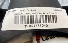 Load image into Gallery viewer, Cardinal Mens Black Long Sleeve Bomber Jacket Size Small With Tag