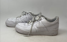 Load image into Gallery viewer, Nike Mens Air Force 1 Low White Leather Lace-Up Low Top Sneaker Shoes Size 12
