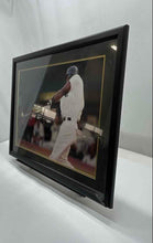 Load image into Gallery viewer, Wall Hanging Home Decor Baseball Player Framed Photograph Signed Art Print