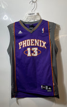 Load image into Gallery viewer, Adidas Boys Purple Phoenix Suns Steve Nash #13 NBA Basketball Jersey Size L
