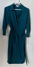 Load image into Gallery viewer, Calvin Klein Womens Petrol Blue Belt Shirt Dress Size 8 With Tag