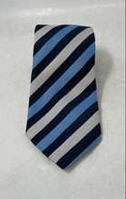 Load image into Gallery viewer, Italian Style Mens Multicolor Striped Adjustable Pointed Tie One Size