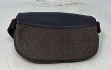 Load image into Gallery viewer, Michael Kors Womens Brown Signature Print Leather Waist Belt Fanny Pack Bag