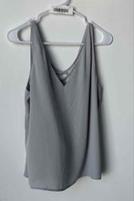 Load image into Gallery viewer, Express Womens Gray Sleeveless V-Neck Pullover Blouse Top Size Medium