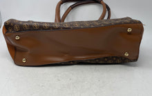 Load image into Gallery viewer, Adrienne Vittadini Womens Brown Inner Pockets Double Handle Shoulder Bag