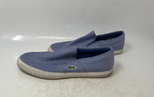 Load image into Gallery viewer, Lacoste Mens Gazon Sport Sky Blue Round Toe Slip-On Sneaker Shoes Size 9.5