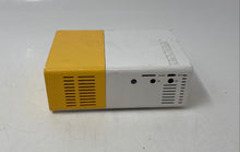 Load image into Gallery viewer, Yellow White LED LCD Home Theater Portable Compact Mini Projector Not Tested