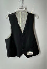 Load image into Gallery viewer, Lauren Ralph Lauren Mens Hagman Black Sleeveless Pockets Suit Vest 44R With Tags