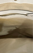 Load image into Gallery viewer, Zara Womens White Leather Detachable Strap Double Handle Shoulder Tote Handbag