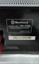 Load image into Gallery viewer, Sherwood Model RX-4109 Black Wired AM/FM Stereo Receiver Not Tested