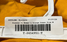 Load image into Gallery viewer, Forever 21 Womens Yellow Ribbed Strapless Regular Fit Tube Maxi Dress Size M