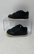 Load image into Gallery viewer, Nike Kids Capri 3 579949-014 Black Leather Hook & Loop Sneaker Shoes Size 7C