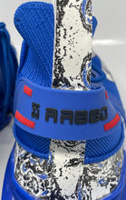 Load image into Gallery viewer, AABBO Mens Blue White Black Red Low Top Lace-Up Sneaker Shoes Size 44