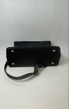 Load image into Gallery viewer, Verano Hill Womens Brittany Black Faux Leather Croc Flap Everyday Tote Purse