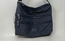 Load image into Gallery viewer, Kipling Womens Alvar Blue Gray Nylon Adjustable Strap Zip Pockets Crossbody Bag