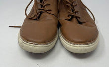 Load image into Gallery viewer, Alessi Sport Mens Brown Leather Mid Top Lace-Up Sneaker Shoes Size 11