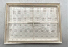 Load image into Gallery viewer, Lego Brick Organizer Container White Plastic Detachable Lid Storage Box