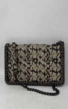 Load image into Gallery viewer, Aldo Womens Beige Animal Print Chain Strap Inner Pockets Shoulder Bag