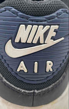 Load image into Gallery viewer, Authentic Nike Mens Air Max 90 Navy Blue White Black Sneakers Shoes Size 9.5