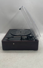 Load image into Gallery viewer, Model M49A Black Brown Multifunction Portable Turntable Record Player Not Tested