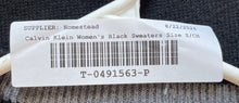 Load image into Gallery viewer, Calvin Klein Mens Black Long Sleeve Crew Neck Knitted Pullover Sweater Size S/CH