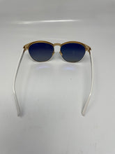 Load image into Gallery viewer, Linda Farrow Women's Gold and White Sunglasses
