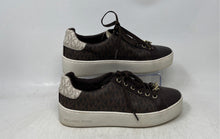 Load image into Gallery viewer, Michael Kors Womens Poppy Brown Monogram Print Low Top Sneakers Shoes Size 7 M