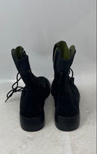 Load image into Gallery viewer, Donald J Pliner Womens Black Suede Round Toe Lace-Up Combat Boots Size 7.5M