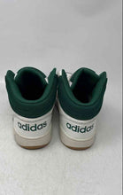 Load image into Gallery viewer, Adidas Kids Hoops Mid JS4134 White Green Mid Top Lace-Up Sneaker Shoes Size 5