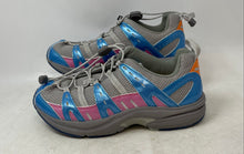 Load image into Gallery viewer, Dr. Comfort Womens Refresh Gray Blue Lace-Up Sneakers Shoes Size 9