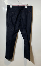 Load image into Gallery viewer, Zara Mens Black Flat Front Pockets Regular Fit Straight Leg Dress Pants Size 34