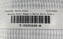 Load image into Gallery viewer, Massimo Dutti Mens White Knitted Collared Short Sleeve Polo Shirt Size L