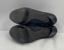 Load image into Gallery viewer, Authentic Tory Burch Womens Black Side Zip Platform Booties Size 9.5M Damaged