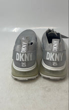 Load image into Gallery viewer, DKNY Womens Kadia K1232933 Silver Front Zipper Low Top Sneakers Shoes Size 7.5 M