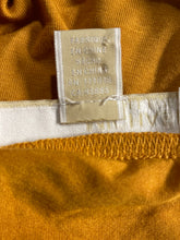 Load image into Gallery viewer, Michael Kors Womens Mustard Long Sleeve Overlapping Layered Blouse Top Size XL