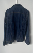 Load image into Gallery viewer, Forever 21 Mens Blue Long Sleeve Regular Fit Button Front Denim Jacket Size L