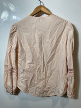 Load image into Gallery viewer, Authentic Tory Burch Womens Light Beige Marissa Embroidered Blouse Top Size 2