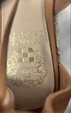Load image into Gallery viewer, Vince Camuto Womens Kellia Brown Leather Platform Espadrille Sandals Size 6.5M