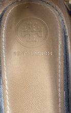 Load image into Gallery viewer, Authentic Tory Burch Womens Navy Blue Pointed Toe Ballet Flats Size 7.5M Worn