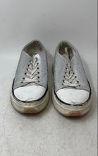 Load image into Gallery viewer, Wild Pair Womens Highfive Bling Silver Tone Platform Sneaker Shoes Size 8.5M