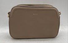 Load image into Gallery viewer, Aldo Womens Brown Faux Leather Triple Compartment Magnetic Zipper Crossbody Bag
