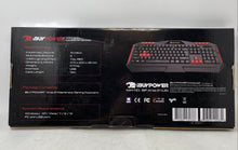 Load image into Gallery viewer, iBuyPower Ares E1 Black And Red Computer USB Wired Gaming Keyboard Not Tested