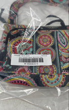 Load image into Gallery viewer, Vera Bradley Womens Multicolor Paisley Print Adjustable Strap Crossbody Bag