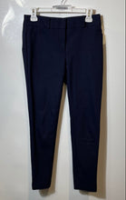 Load image into Gallery viewer, Loft Womens Navy Blue Pockets Stretch Skinny Leg Dress Pants Size 0
