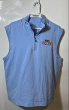 Load image into Gallery viewer, Bermuda Sands Mens Blue St. Thomas Bobcats Quarter-Zip NCAA Football Jersey Sz M