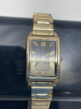 Load image into Gallery viewer, Anne Klein Women's Watch AK/5046 Gold-Tone Rectangular Black Dial