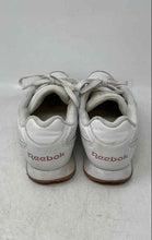 Load image into Gallery viewer, Reebok Womens Classic White Pink Lace-Up Low Top Sneaker Shoes Size 8.5