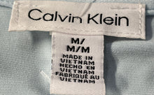 Load image into Gallery viewer, Calvin Klein Womens Sky Blue Short Sleeve V-Neck Pullover Blouse Top Size Medium