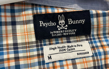 Load image into Gallery viewer, Psycho Bunny Mens Multicolor Plaid Long Sleeve Button-Up Shirt Size Medium