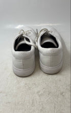 Load image into Gallery viewer, Boss Mens White Leather Lace-Up Round Toe Low Top Sneaker Shoes Size EUR 44